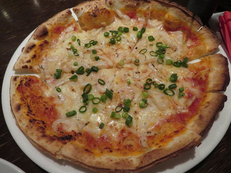 白海老のピザ