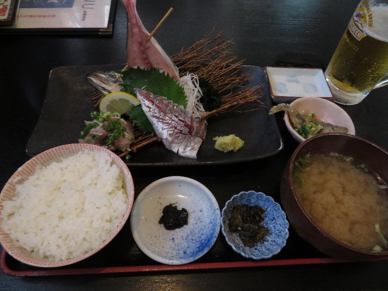 アジのたたき定食