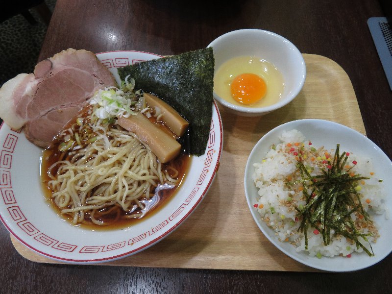 昆布だし冷やしそばと雑炊セット