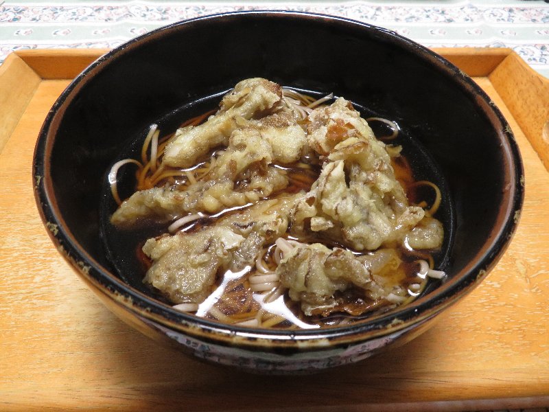 舞茸天ぷらそば