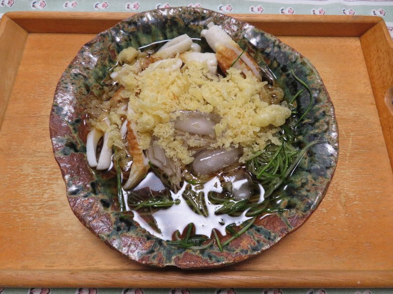 冷やしたぬきそば